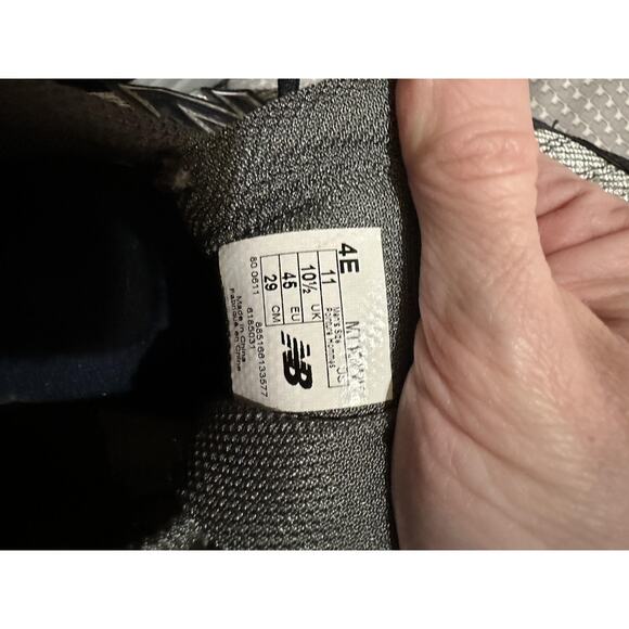 New Balance Shoes Mens 11 4E Gray Mesh Athletic Running Comfort Sneakers